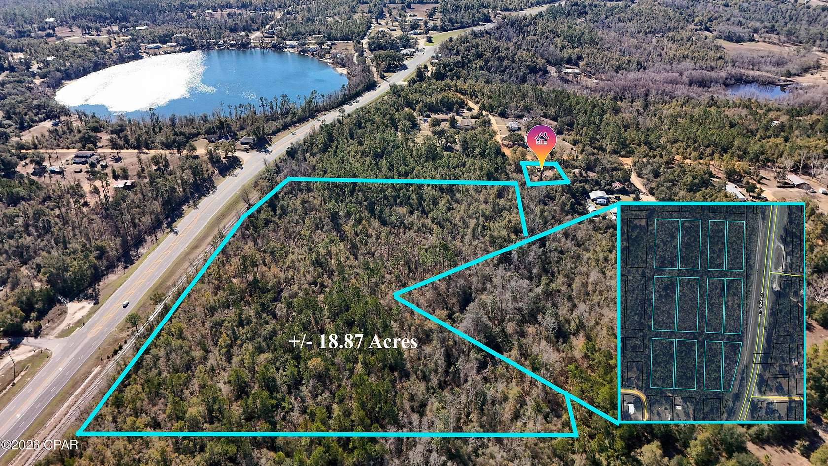 18.9 Acres of Land for Sale in Alford, Florida