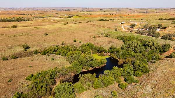 80 Acres of Recreational Land & Farm for Auction in Mooreland, Oklahoma