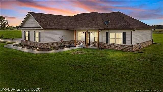 2.55 Acres of Residential Land with Home for Sale in Poteau, Oklahoma