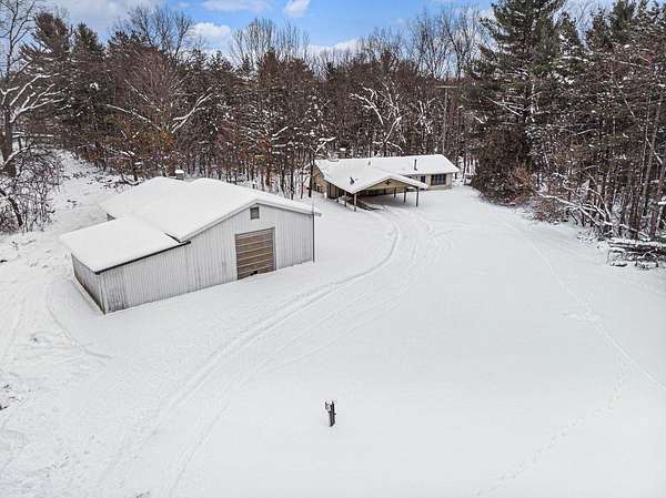 6.9 Acres of Residential Land with Home for Sale in Dowagiac, Michigan