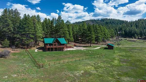 10 Acres of Land with Home for Sale in Pagosa Springs, Colorado