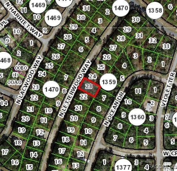 0.23 Acres of Residential Land for Sale in Citrus Springs, Florida