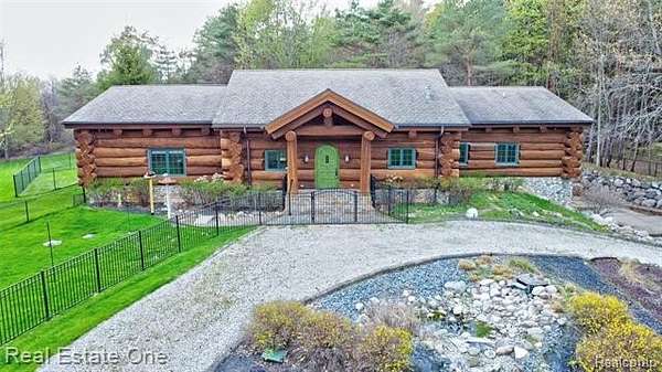 19.8 Acres of Land with Home for Sale in Holly Township, Michigan