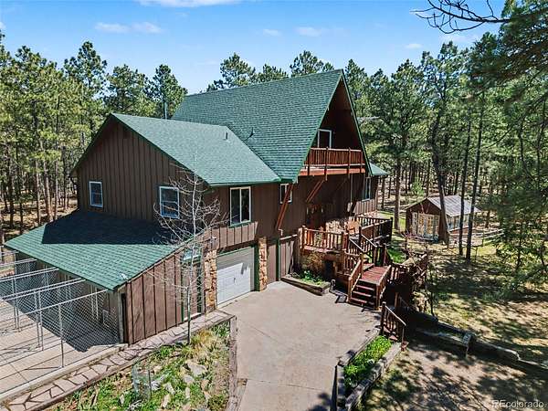 5.43 Acres of Land with Home for Sale in Colorado Springs, Colorado