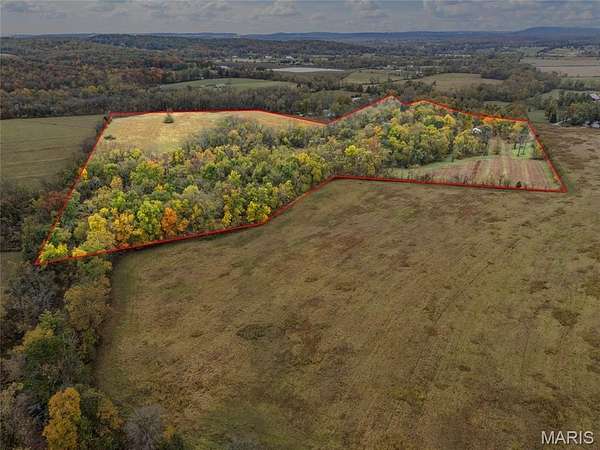 42.3 Acres of Agricultural Land with Home for Sale in Farmington, Missouri