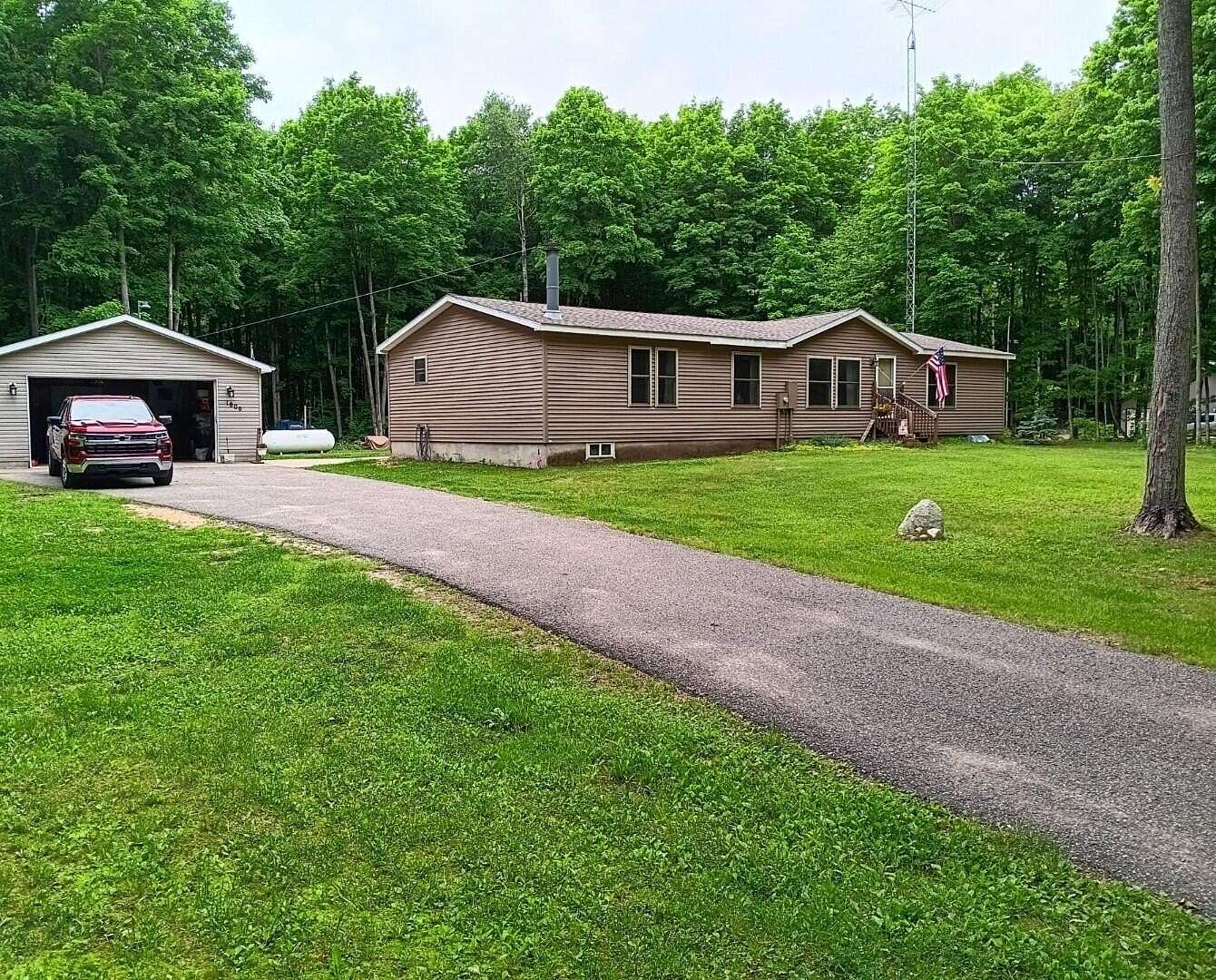 4.13 Acres of Residential Land with Home for Sale in Gaylord, Michigan