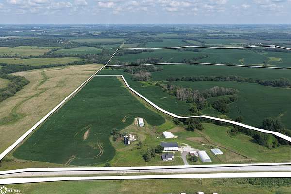 34 Acres of Agricultural Land with Home for Sale in Benton, Iowa