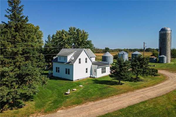 26 Acres of Agricultural Land with Home for Sale in Ogilvie, Minnesota