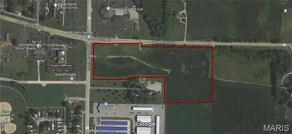 12.4 Acres of Mixed-Use Land for Sale in Bethalto, Illinois