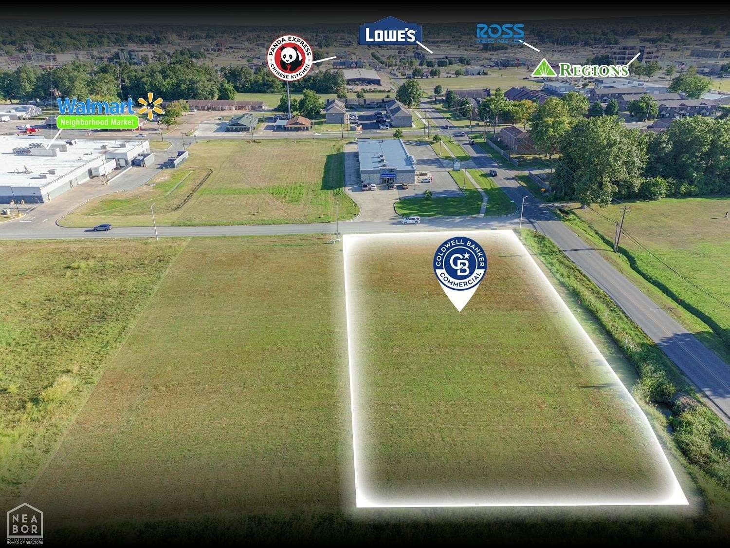 1.3 Acres of Commercial Land for Sale in Jonesboro, Arkansas