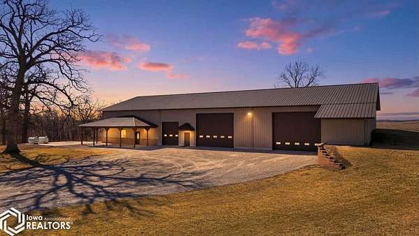 39.4 Acres of Land with Home for Sale in Mount Vernon, Iowa