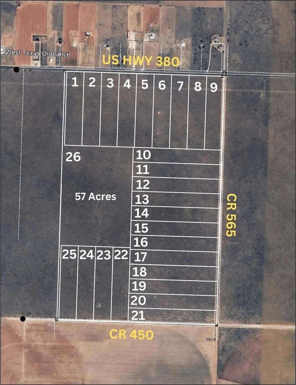 10 Acres of Land for Sale in Brownfield, Texas