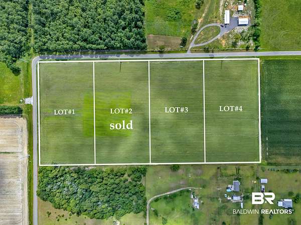 4.77 Acres of Land for Sale in Robertsdale, Alabama