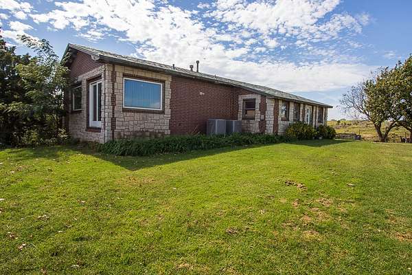 53 Acres of Agricultural Land with Home for Auction in Mooreland, Oklahoma