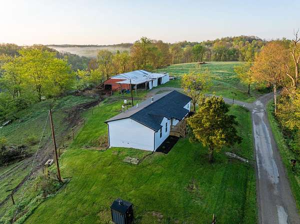 3 Acres of Land with Home for Sale in Blue Rock, Ohio
