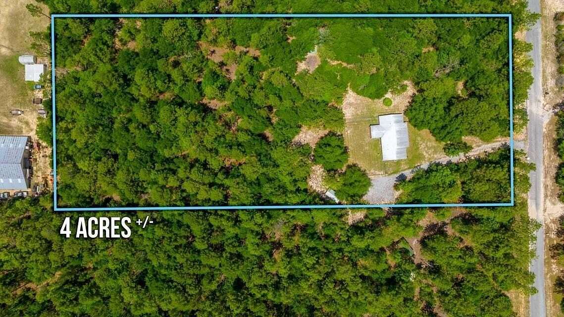 4 Acres of Residential Land with Home for Sale in Crestview, Florida