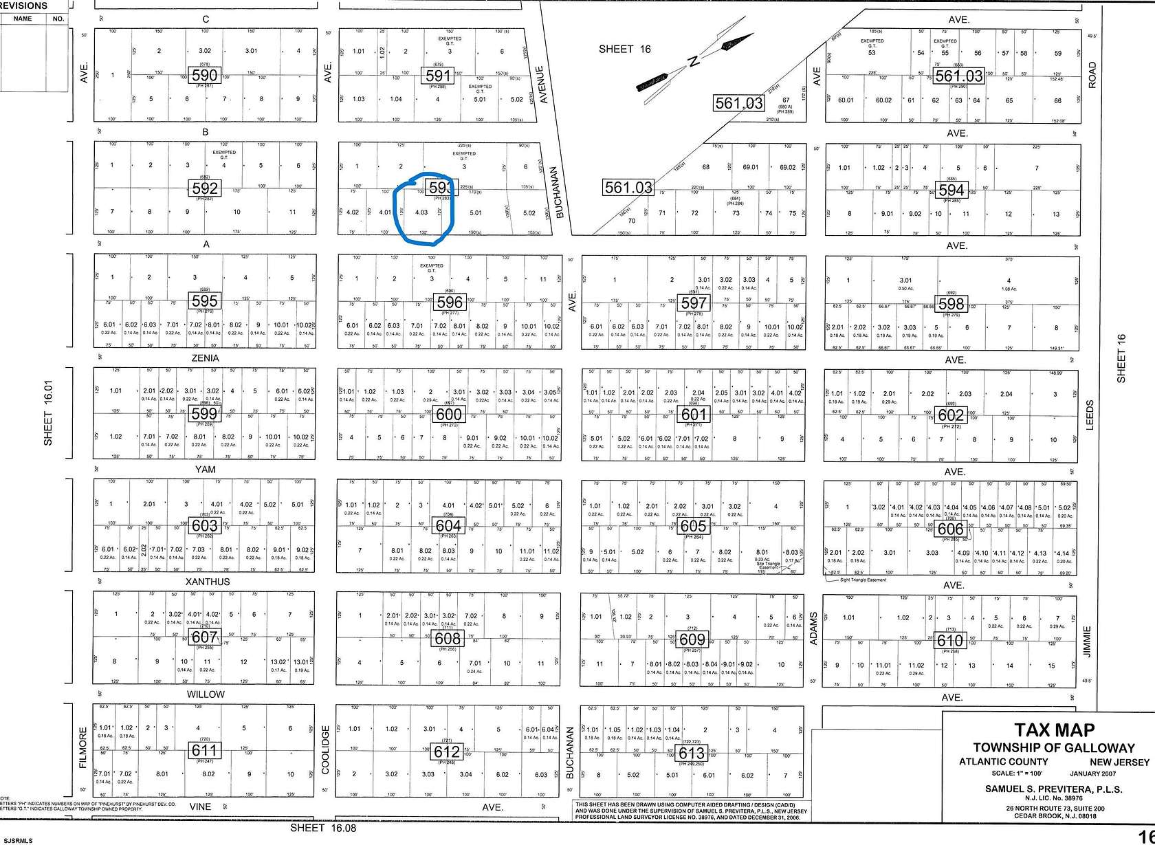 Residential Land for Sale in Galloway, New Jersey