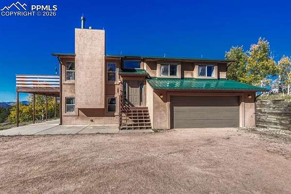 11.8 Acres of Recreational Land with Home for Sale in Florissant, Colorado