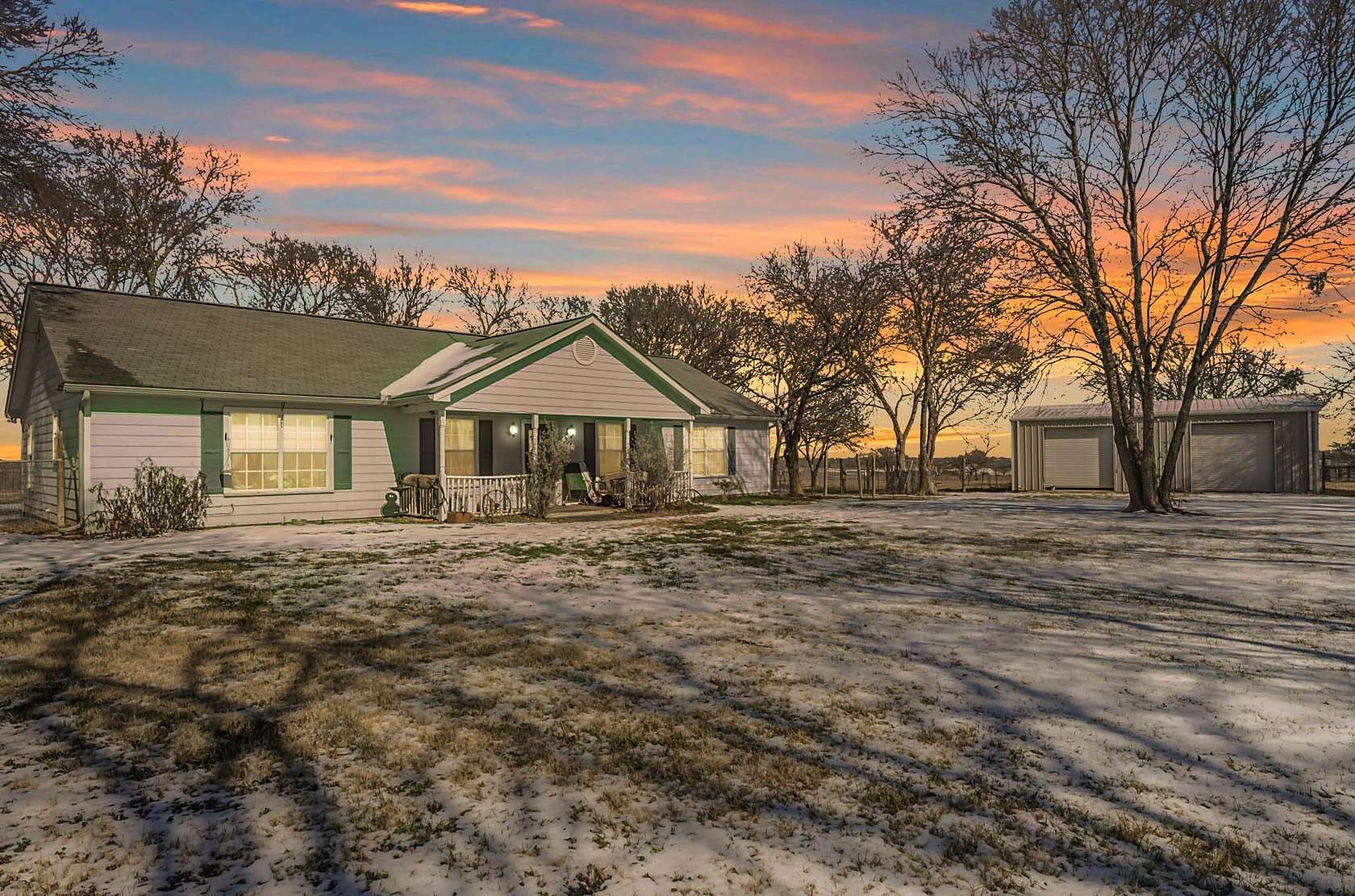 36.4 Acres of Agricultural Land with Home for Sale in Waxahachie, Texas