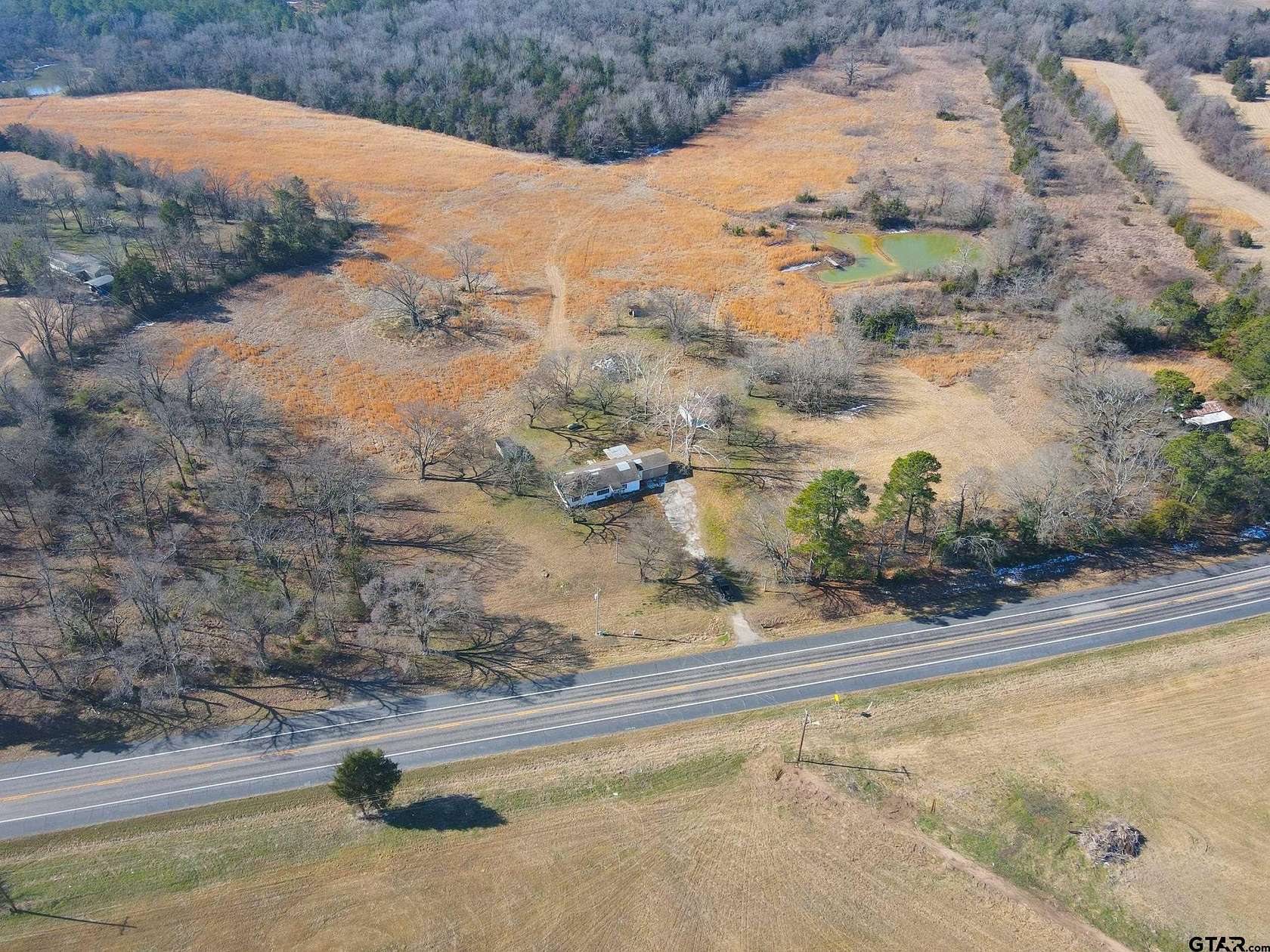 49.9 Acres of Land with Home for Sale in Winnsboro, Texas