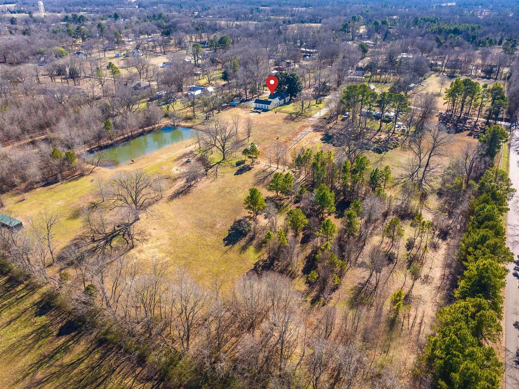 12.9 Acres of Land with Home for Sale in Williston, Tennessee