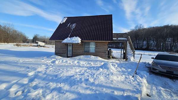 4.76 Acres of Land with Home for Sale in Bloomfield, Indiana