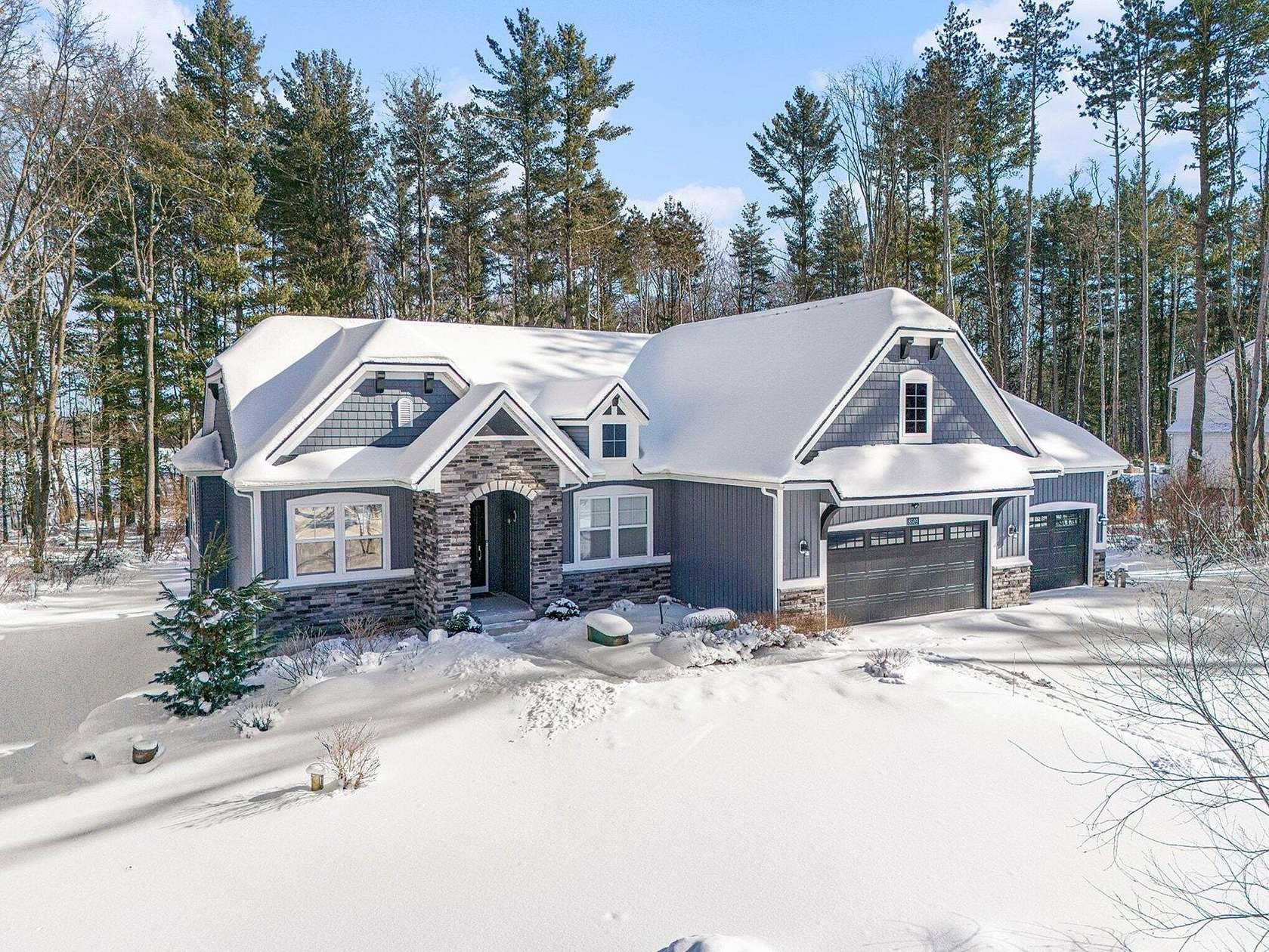 2 Acres of Residential Land with Home for Sale in Rockford, Michigan