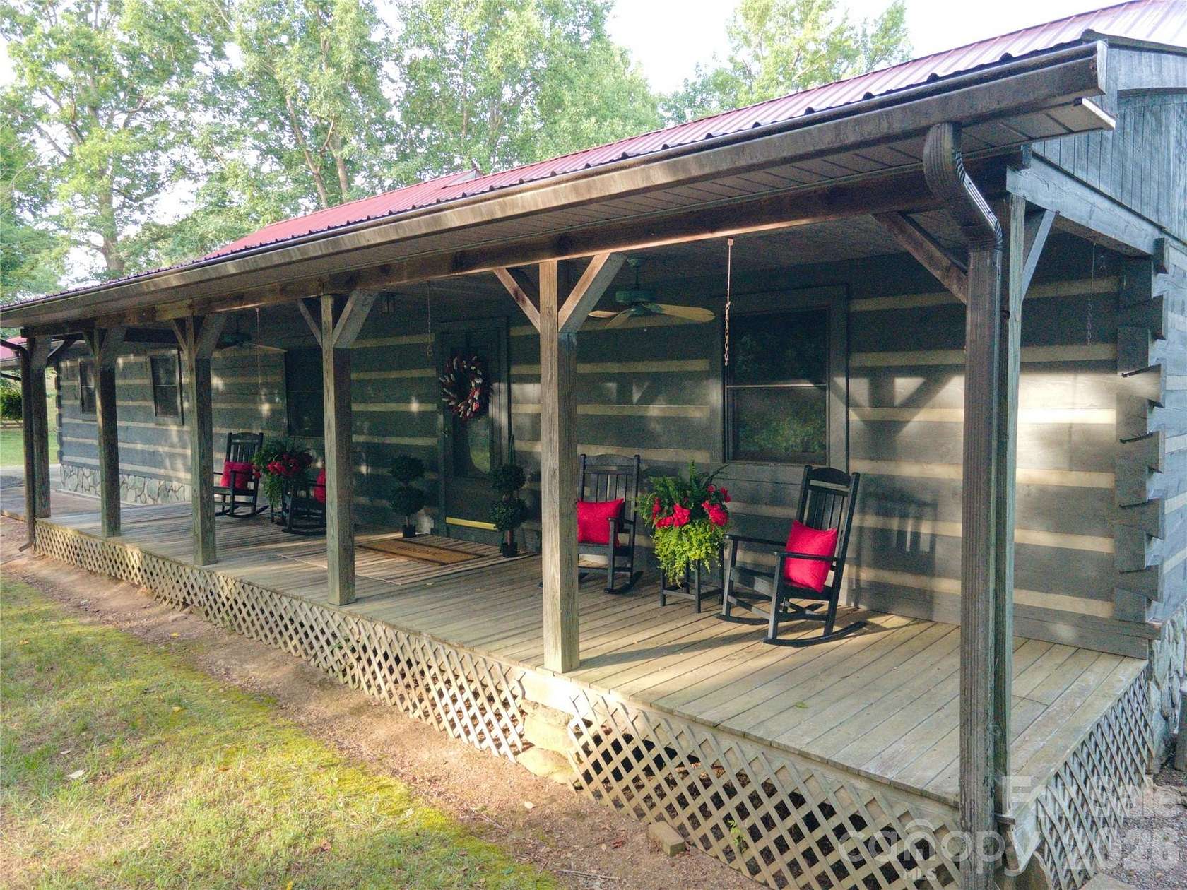 66.3 Acres of Recreational Land with Home for Sale in Olin, North Carolina