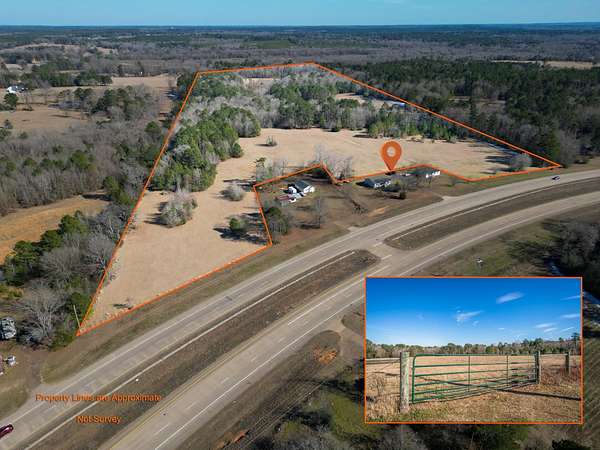 35.2 Acres of Recreational Land & Farm for Sale in Jefferson, Texas
