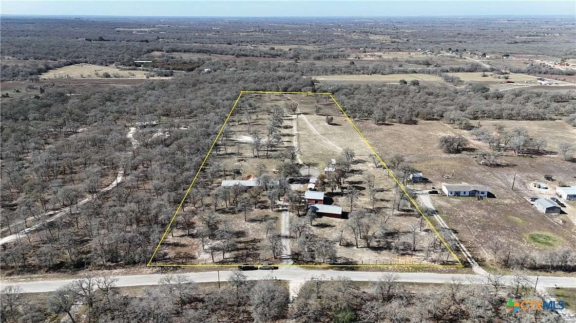 12.8 Acres of Land with Home for Sale in Seguin, Texas