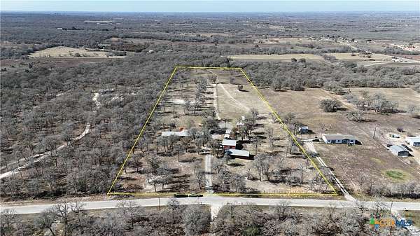 12.8 Acres of Land with Home for Sale in Seguin, Texas