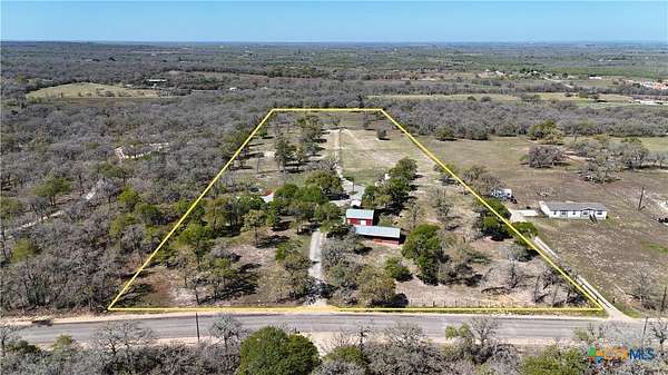 12.8 Acres of Land with Home for Sale in Seguin, Texas