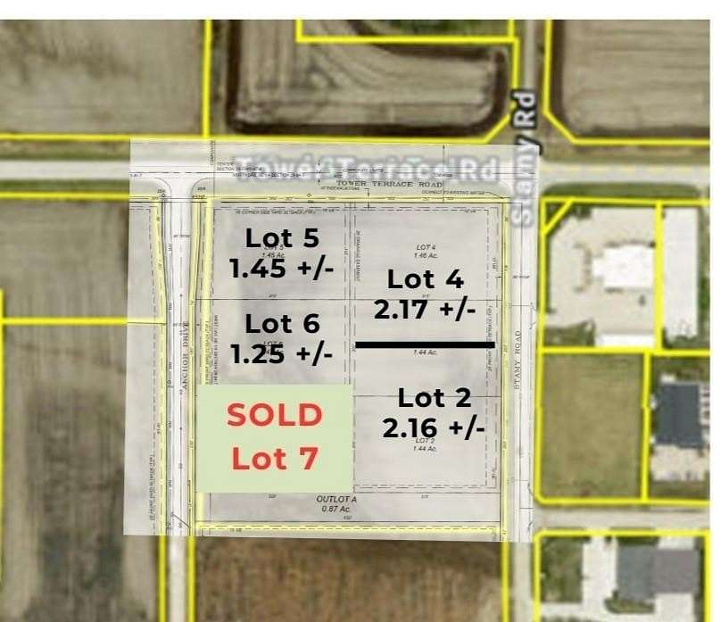 2.16 Acres of Commercial Land for Sale in Hiawatha, Iowa