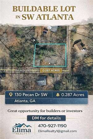 0.29 Acres of Residential Land for Sale in Atlanta, Georgia