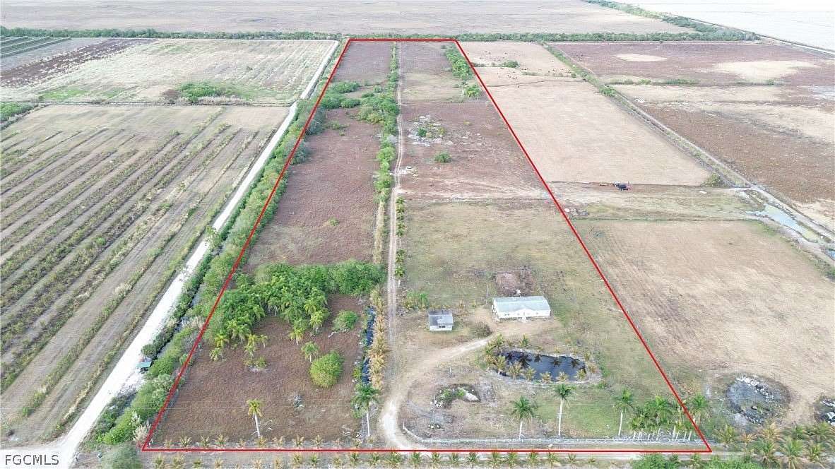 29.7 Acres of Agricultural Land with Home for Sale in Clewiston, Florida