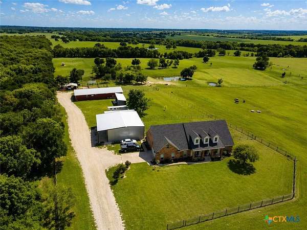 37.8 Acres of Land with Home for Sale in Hubbard, Texas