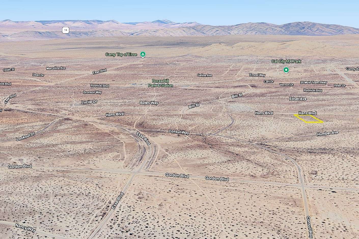 2.3 Acres of Residential Land for Sale in California City, California