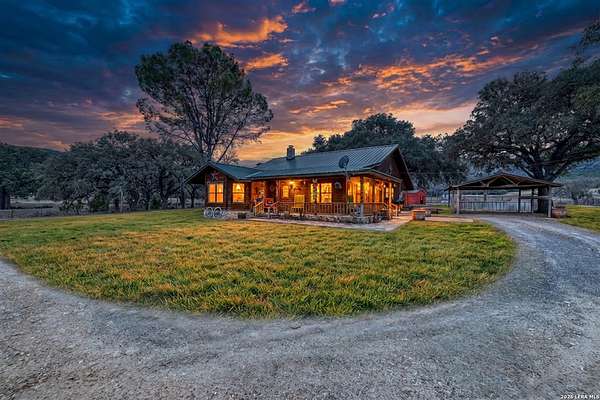 31 Acres of Recreational Land with Home for Sale in Leakey, Texas