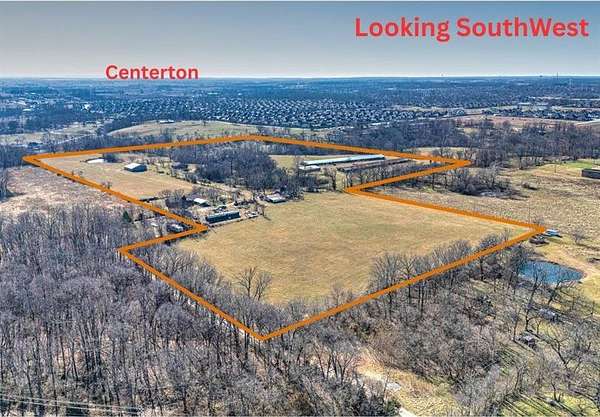 44 Acres of Agricultural Land for Sale in Centerton, Arkansas