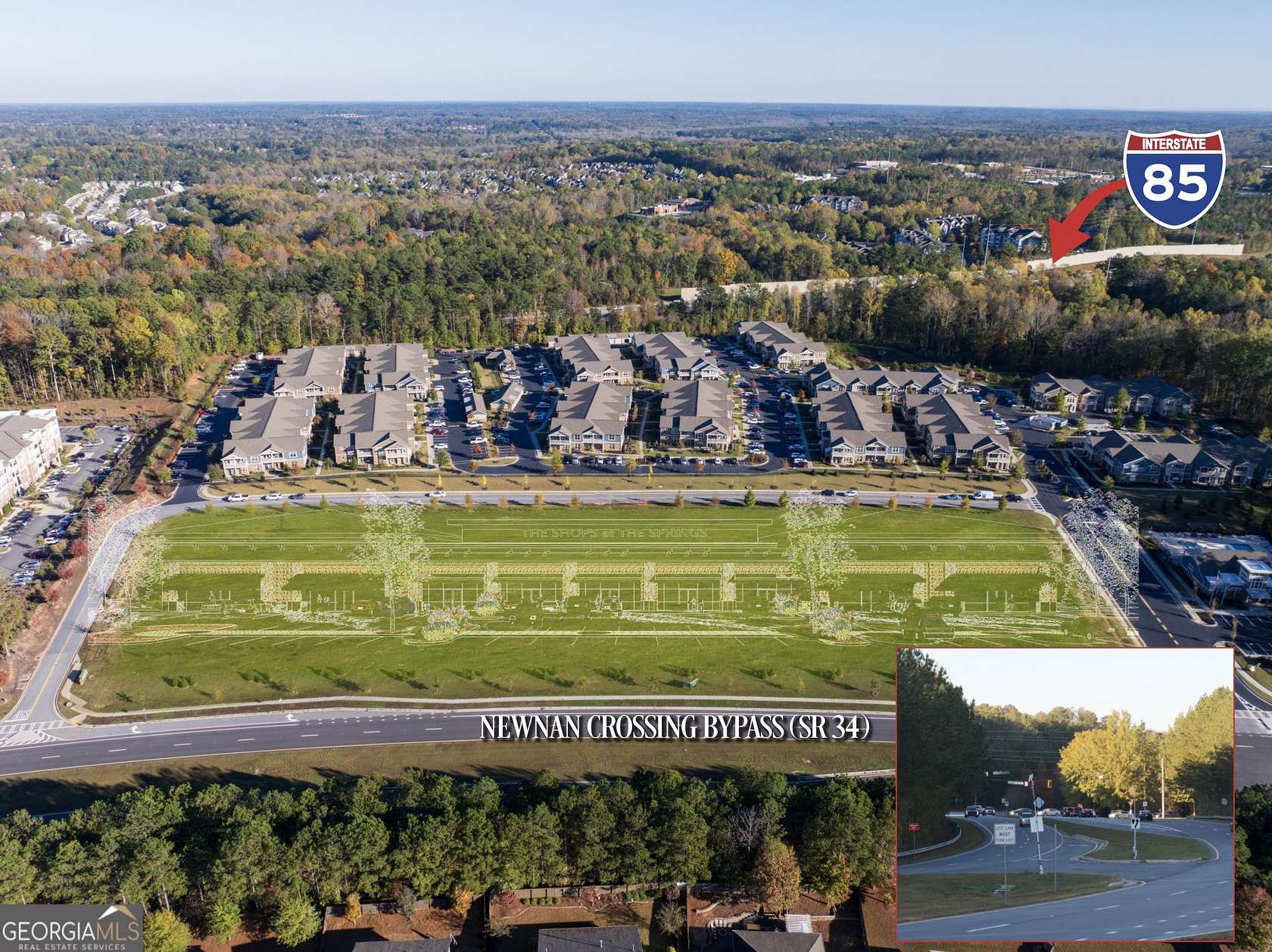6 Acres of Commercial Land for Sale in Newnan, Georgia