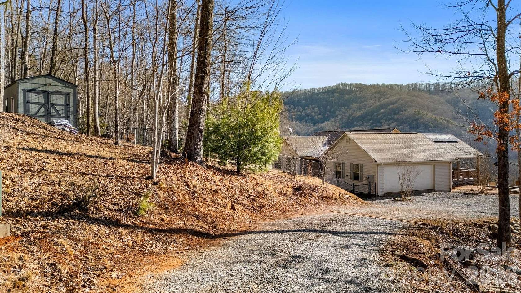 3.65 Acres of Residential Land with Home for Sale in Bryson City, North Carolina