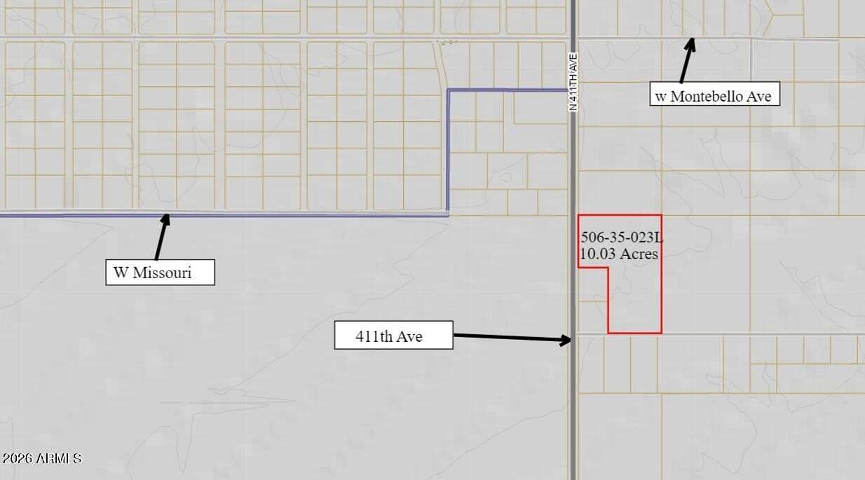 10 Acres of Commercial Land for Sale in Tonopah, Arizona