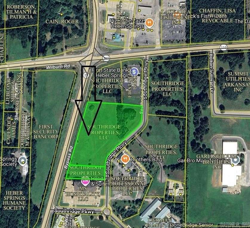 5.25 Acres of Mixed-Use Land for Sale in Heber Springs, Arkansas