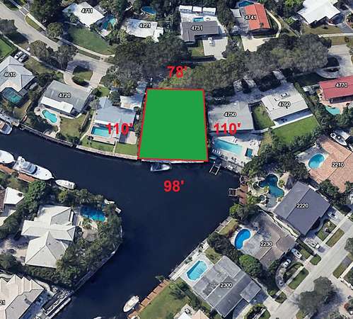 0.22 Acres of Residential Land for Sale in Lighthouse Point, Florida