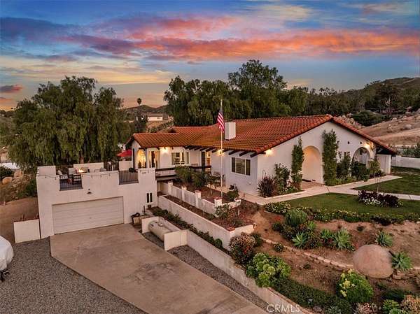 2 Acres of Land with Home for Sale in Lake Mathews, California