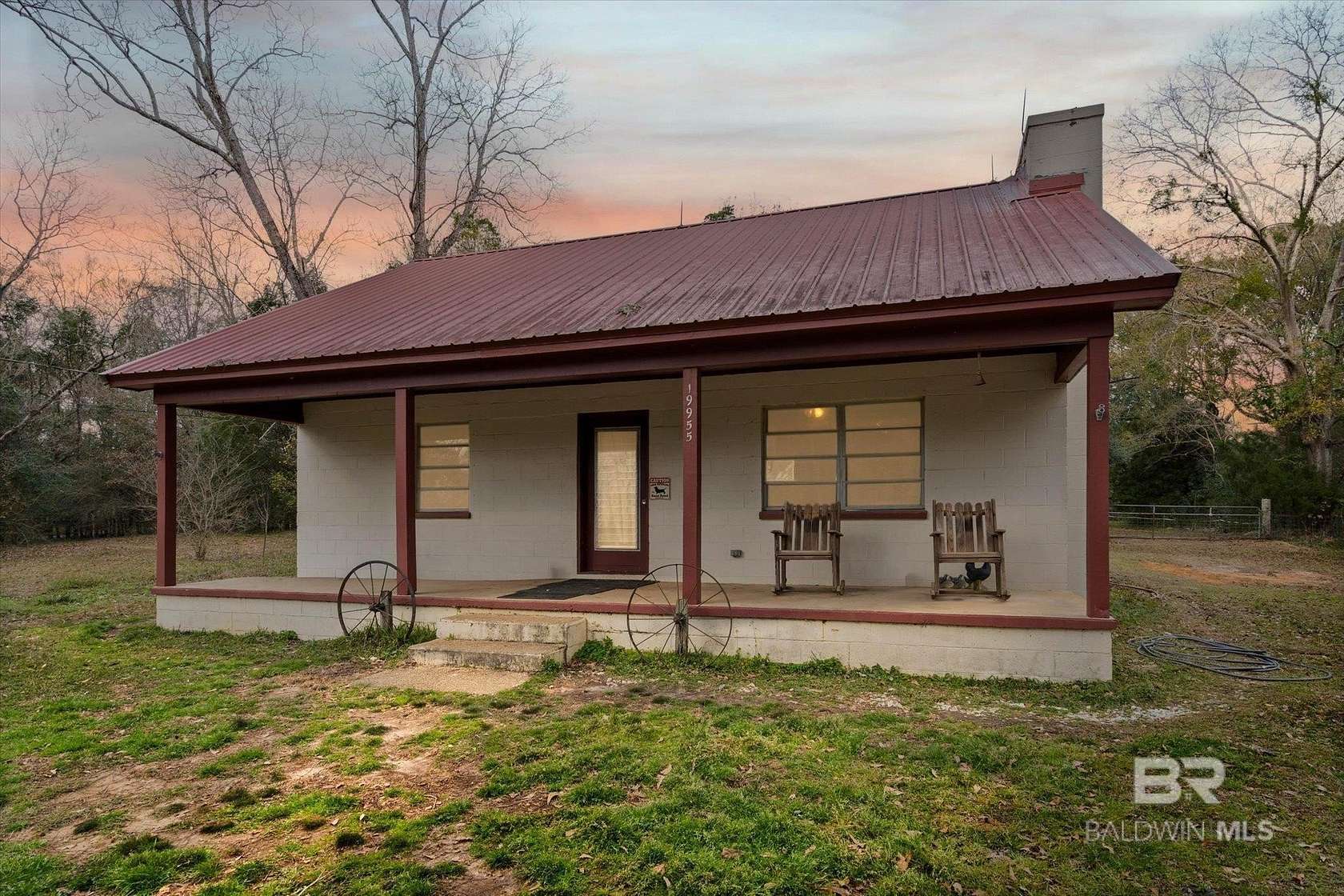 6.84 Acres of Land with Home for Sale in Robertsdale, Alabama