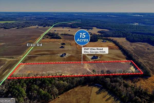 15 Acres of Land for Sale in Elko, Georgia