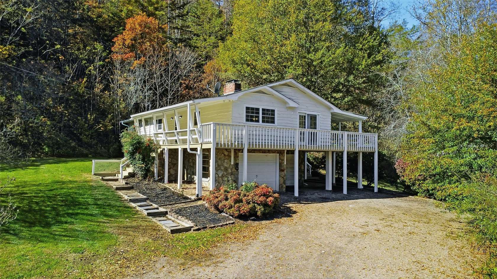 11.5 Acres of Land with Home for Sale in Franklin, North Carolina