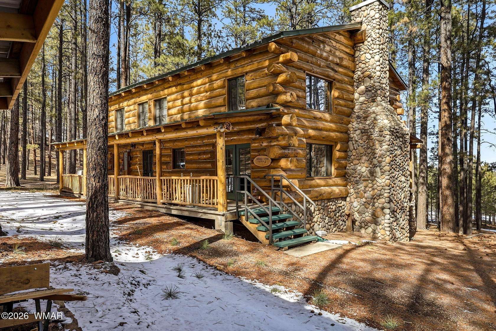 8 Acres of Residential Land with Home for Sale in Nutrioso, Arizona