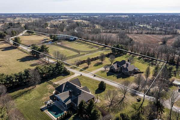 8.58 Acres of Land with Home for Sale in Versailles, Kentucky
